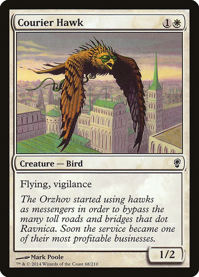 2014 Conspiracy Courier Hawk common #68 unlisted card image