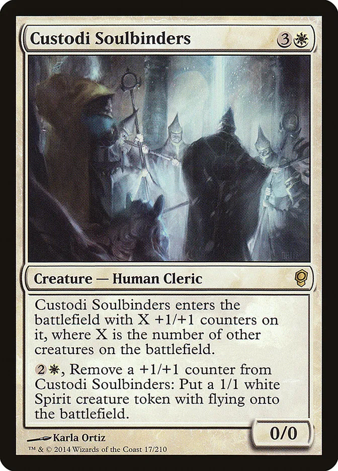 2014 Conspiracy Custodi Soulbinders rare #17 unlisted card image