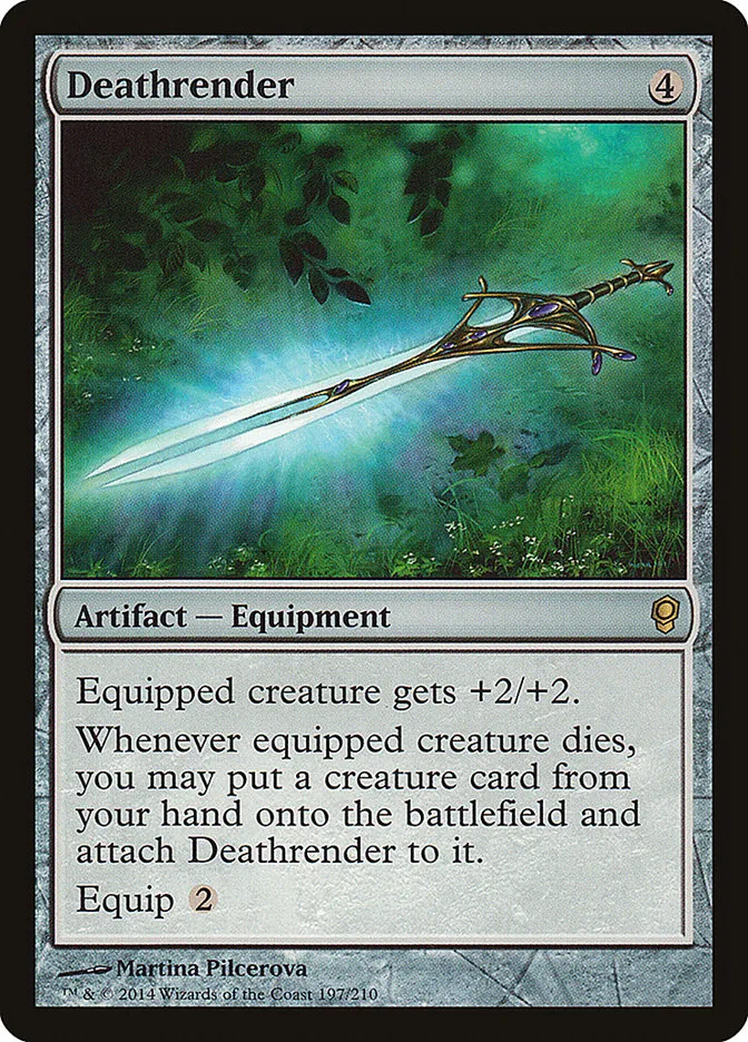 2014 Conspiracy Deathrender rare #197 unlisted card image