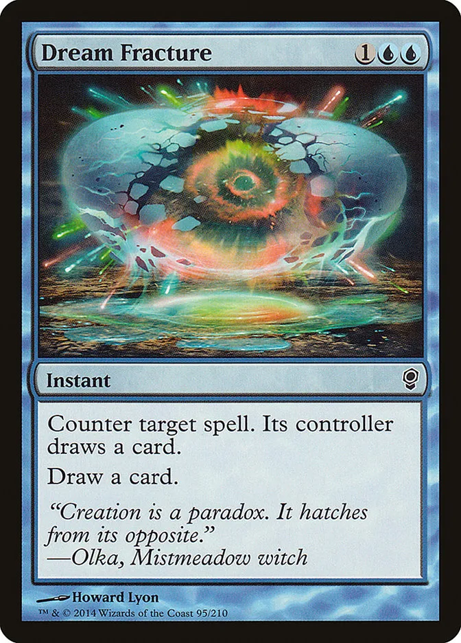 2014 Conspiracy Dream Fracture common #95 unlisted card image