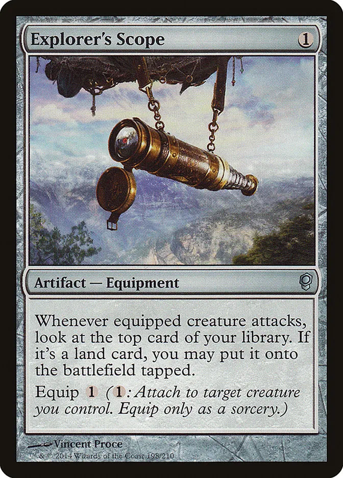 2014 Conspiracy Explorer's Scope uncommon #198 unlisted card image