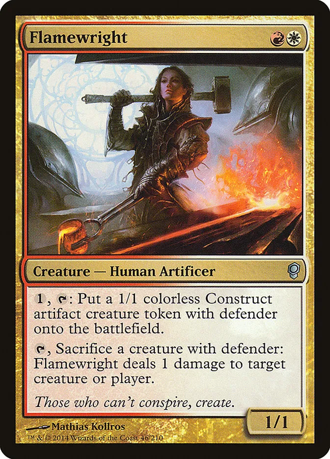 2014 Conspiracy Flamewright uncommon #46 unlisted card image