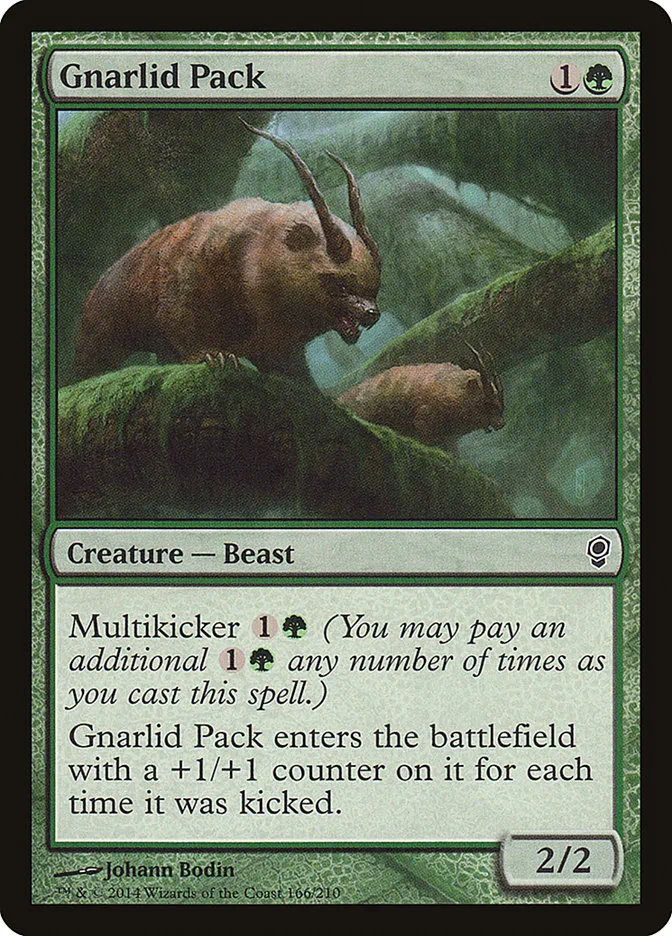2014 Conspiracy Gnarlid Pack common #166 unlisted card image