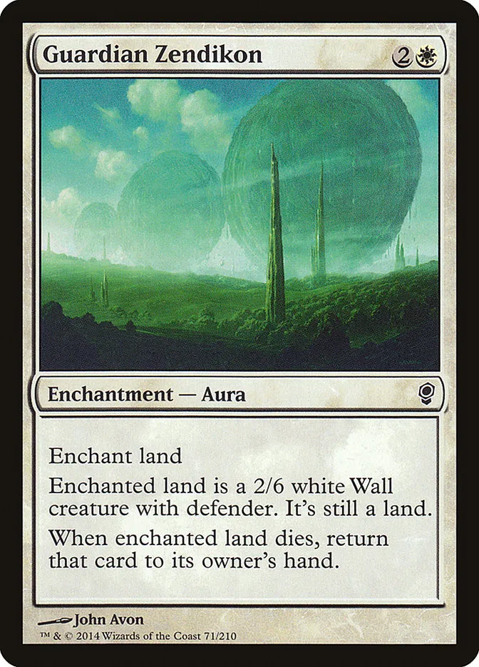 2014 Conspiracy Guardian Zendikon common #71 unlisted card image