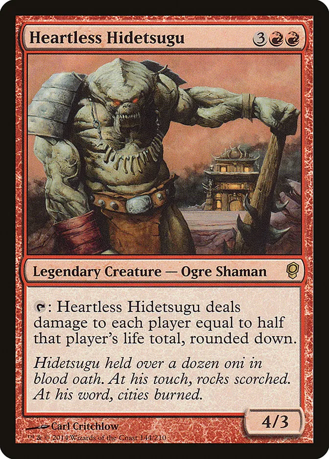 2014 Conspiracy Heartless Hidetsugu rare #144 unlisted card image