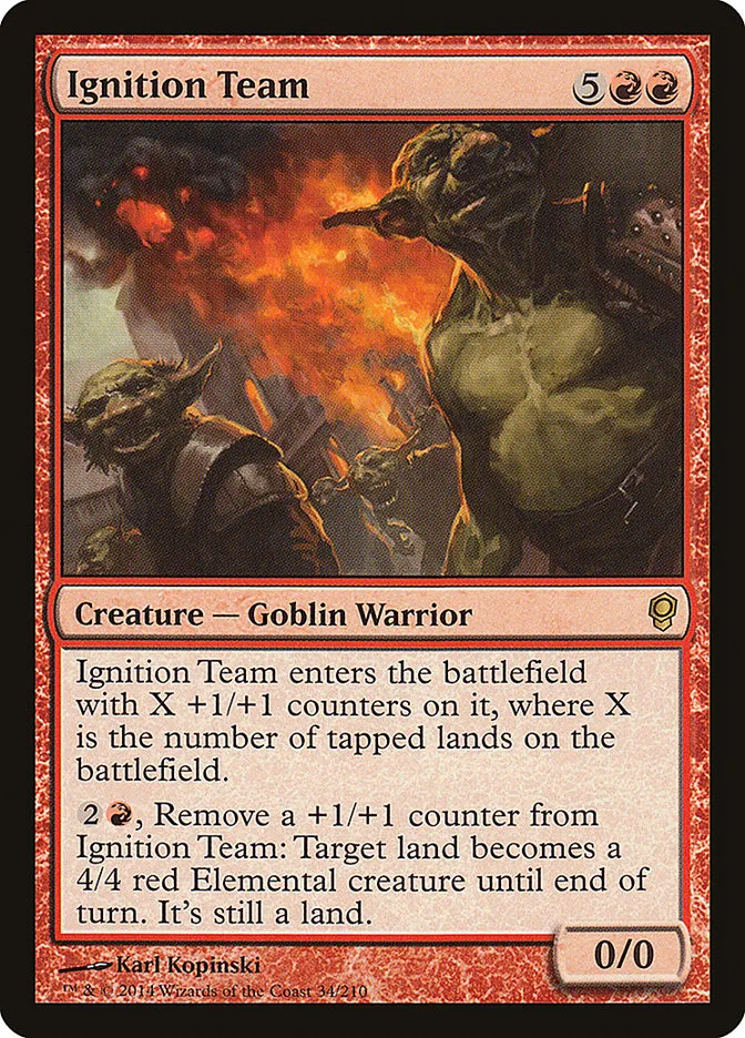 2014 Conspiracy Ignition Team rare #34 unlisted card image