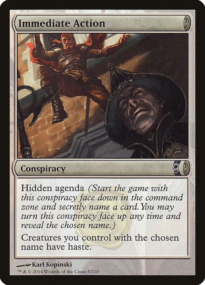 2014 Conspiracy Immediate Action common #5 unlisted card image