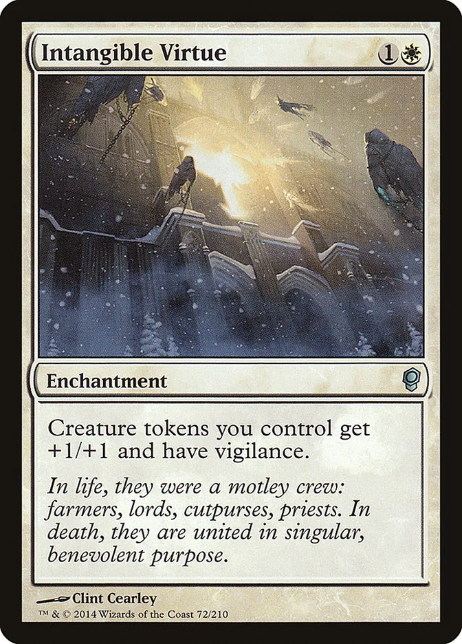 2014 Conspiracy Intangible Virtue uncommon #72 unlisted card image