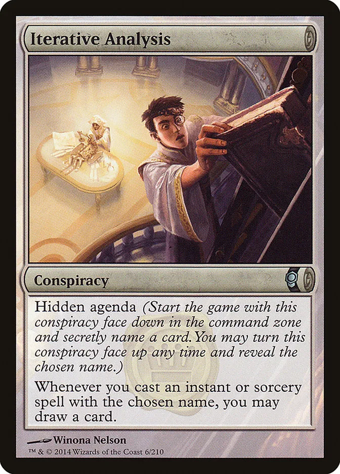 2014 Conspiracy Iterative Analysis uncommon #6 unlisted card image