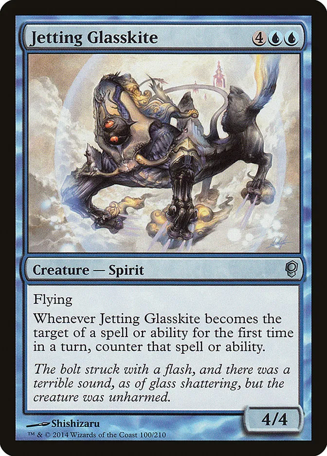 2014 Conspiracy Jetting Glasskite uncommon #100 unlisted card image