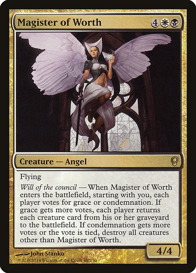 2014 Conspiracy Magister of Worth rare #48 unlisted card image