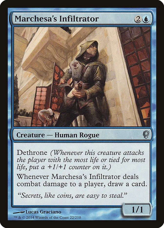 2014 Conspiracy Marchesa's Infiltrator uncommon #22 unlisted card image