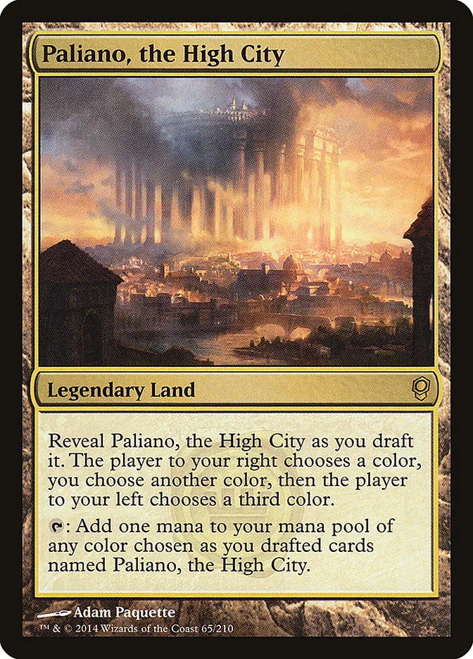 2014 Conspiracy Paliano, the High City rare #65 unlisted card image