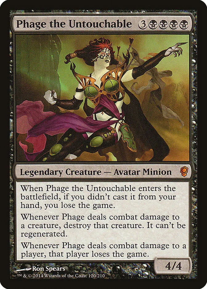 2014 Conspiracy Phage the Untouchable mythic #120 unlisted card image