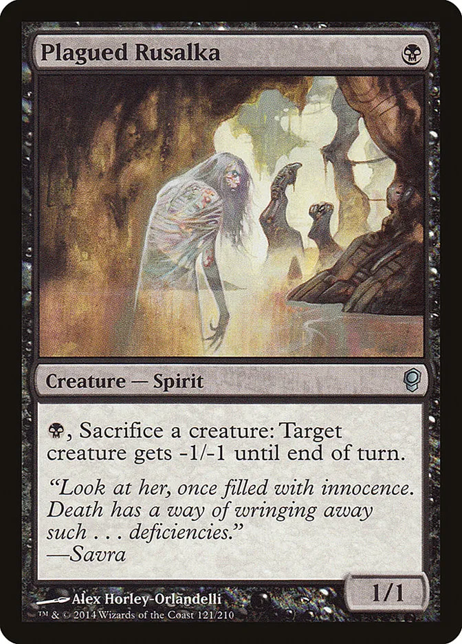 2014 Conspiracy Plagued Rusalka uncommon #121 unlisted card image