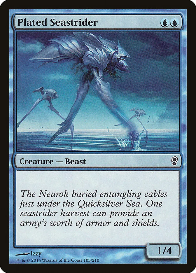 2014 Conspiracy Plated Seastrider common #103 unlisted card image