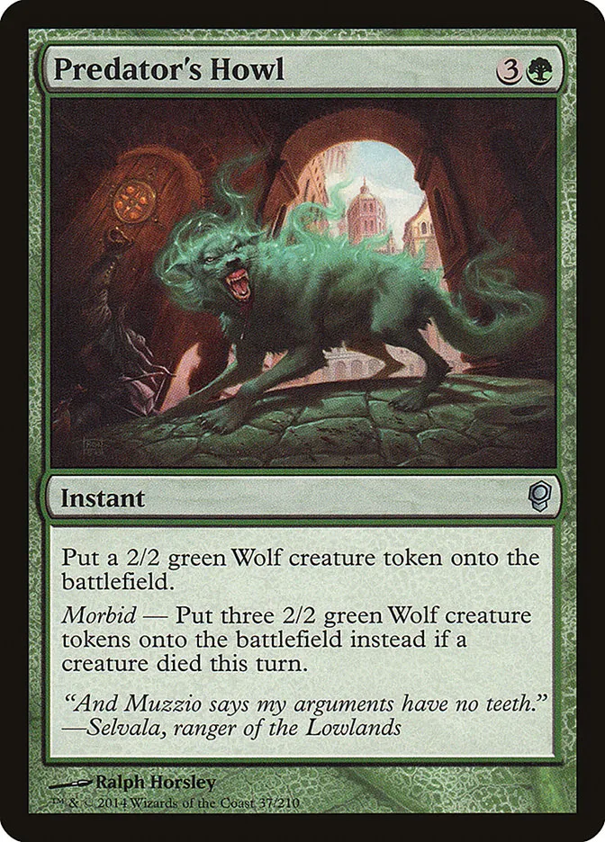2014 Conspiracy Predator's Howl uncommon #37 unlisted card image