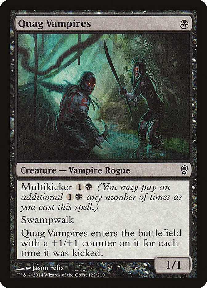 2014 Conspiracy Quag Vampires common #122 unlisted card image