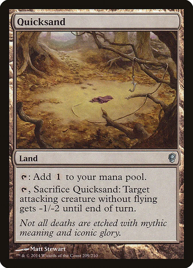 2014 Conspiracy Quicksand uncommon #209 unlisted card image