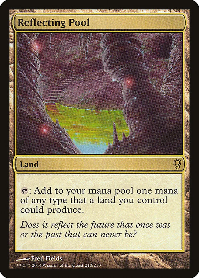 2014 Conspiracy Reflecting Pool rare #210 unlisted card image