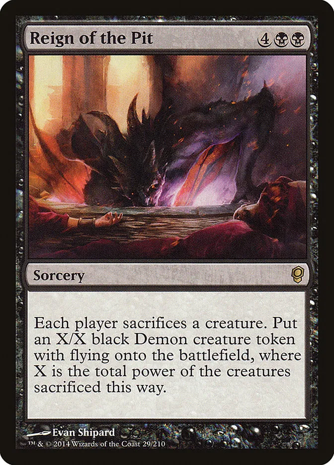 2014 Conspiracy Reign of the Pit rare #29 unlisted card image