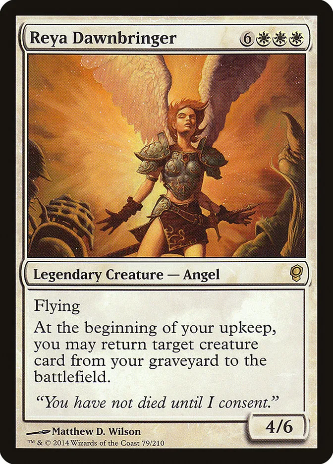 2014 Conspiracy Reya Dawnbringer rare #79 unlisted card image