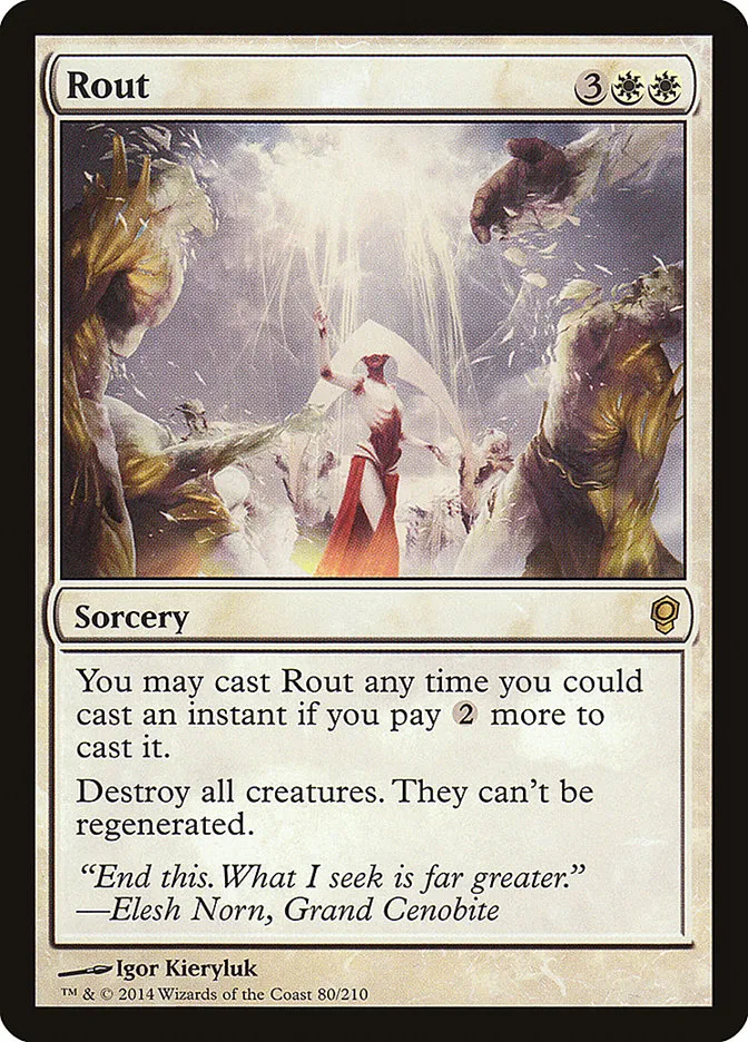 2014 Conspiracy Rout rare #80 unlisted card image