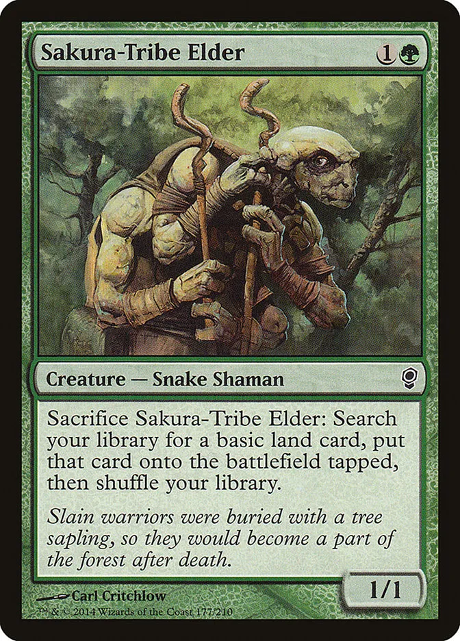 2014 Conspiracy Sakura-Tribe Elder common #177 unlisted card image