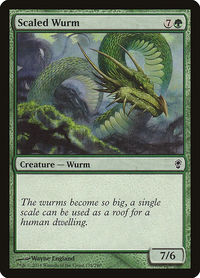 2014 Conspiracy Scaled Wurm common #178 unlisted card image