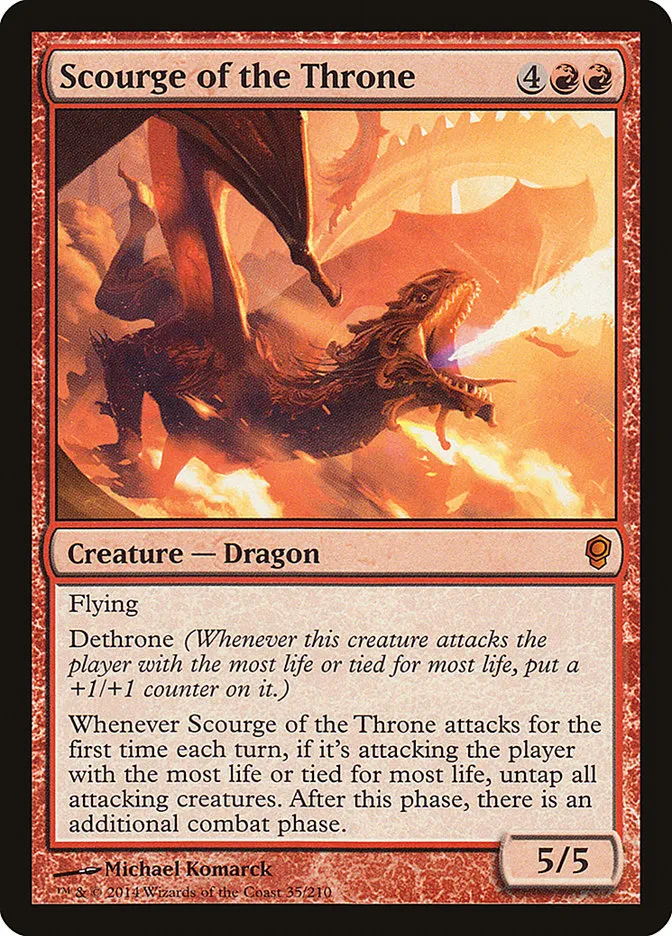 2014 Conspiracy Scourge of the Throne mythic #35 unlisted card image