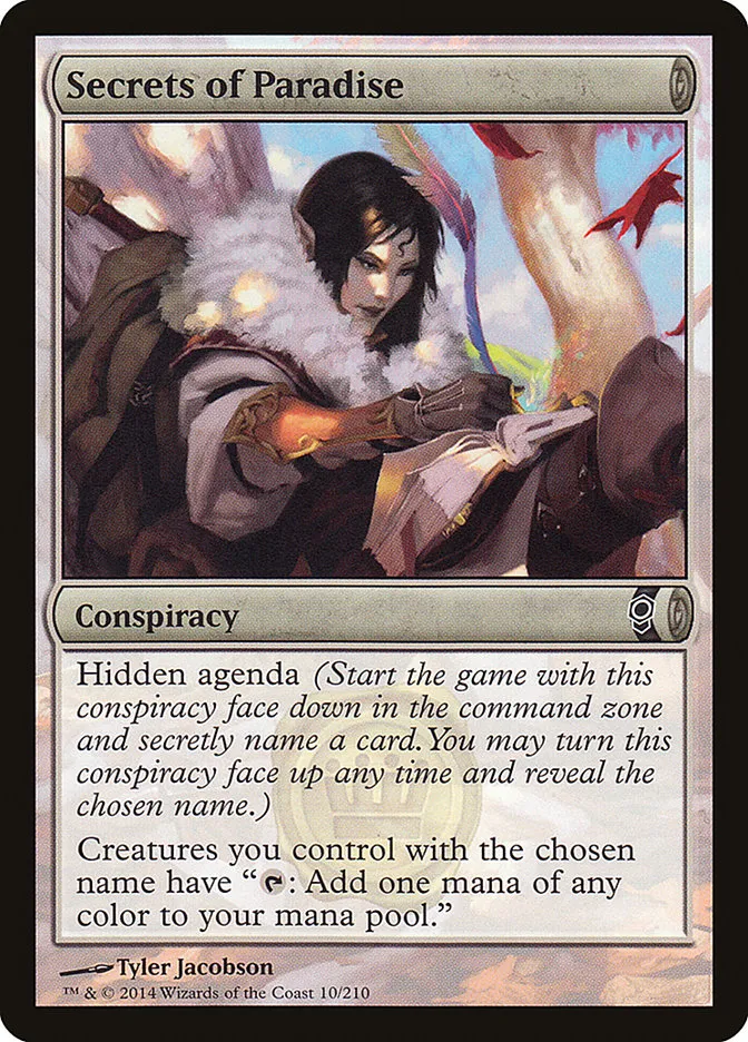 2014 Conspiracy Secrets of Paradise common #10 unlisted card image