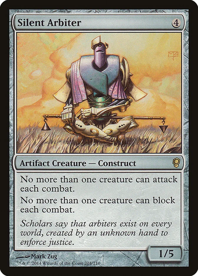 2014 Conspiracy Silent Arbiter rare #204 unlisted card image