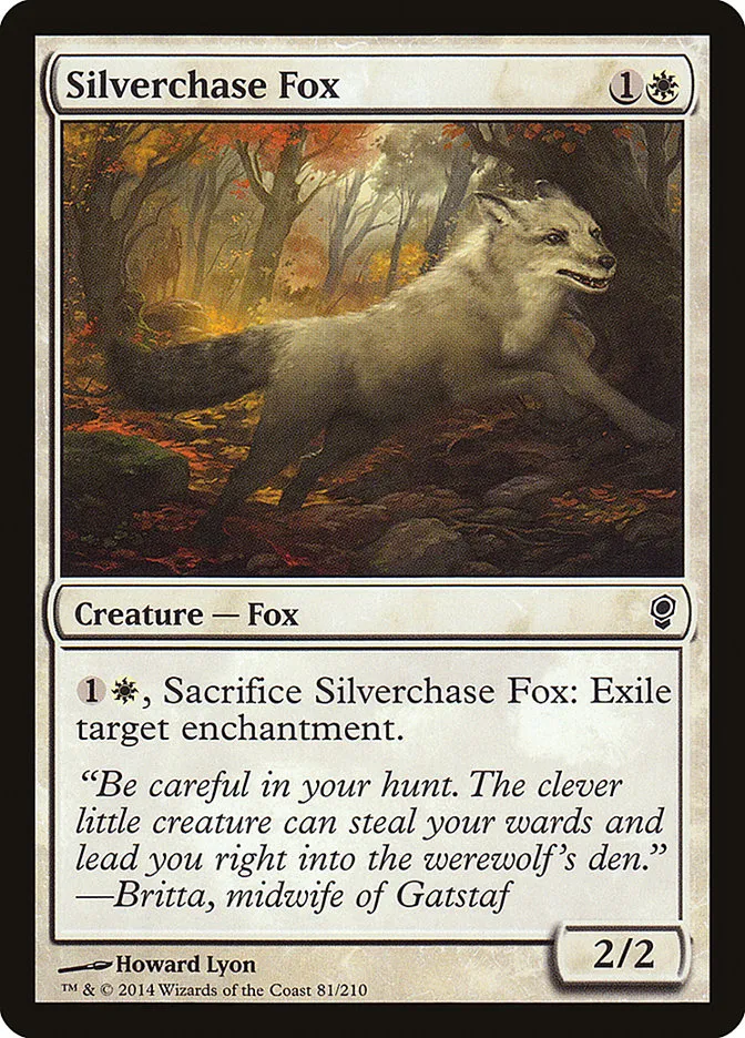 2014 Conspiracy Silverchase Fox common #81 unlisted card image