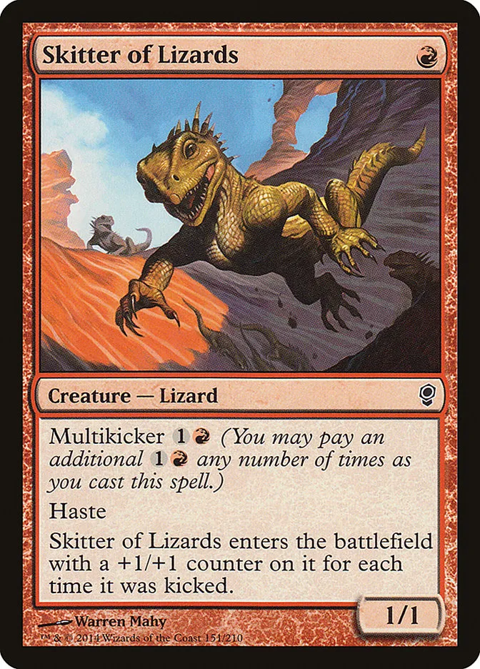 2014 Conspiracy Skitter of Lizards common #151 unlisted card image