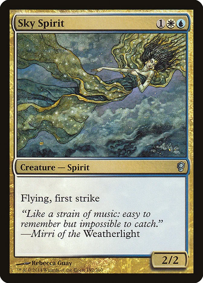 2014 Conspiracy Sky Spirit uncommon #192 unlisted card image