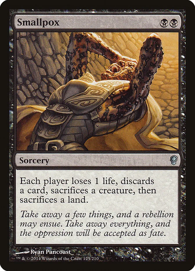 2014 Conspiracy Smallpox uncommon #125 unlisted card image