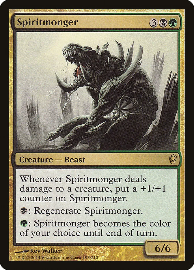 2014 Conspiracy Spiritmonger rare #193 unlisted card image
