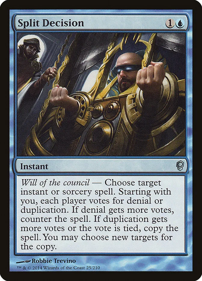 2014 Conspiracy Split Decision uncommon #25 unlisted card image