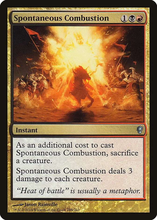 2014 Conspiracy Spontaneous Combustion uncommon #194 unlisted card image