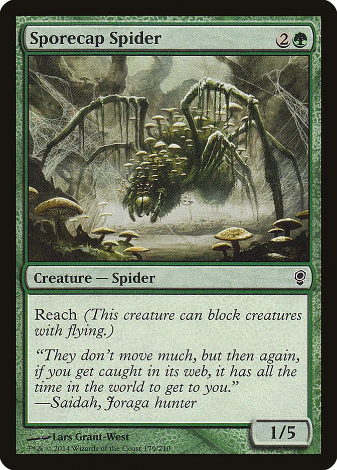 2014 Conspiracy Sporecap Spider common #179 unlisted card image