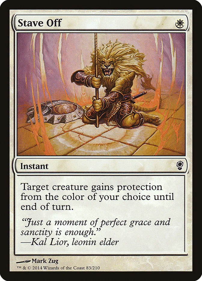 2014 Conspiracy Stave Off common #83 unlisted card image