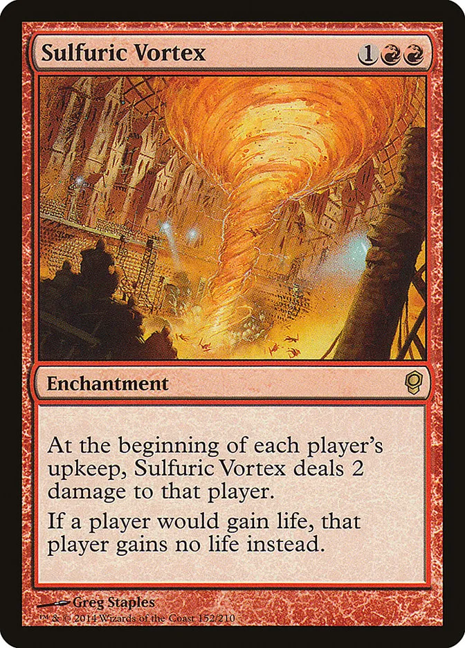 2014 Conspiracy Sulfuric Vortex rare #152 unlisted card image