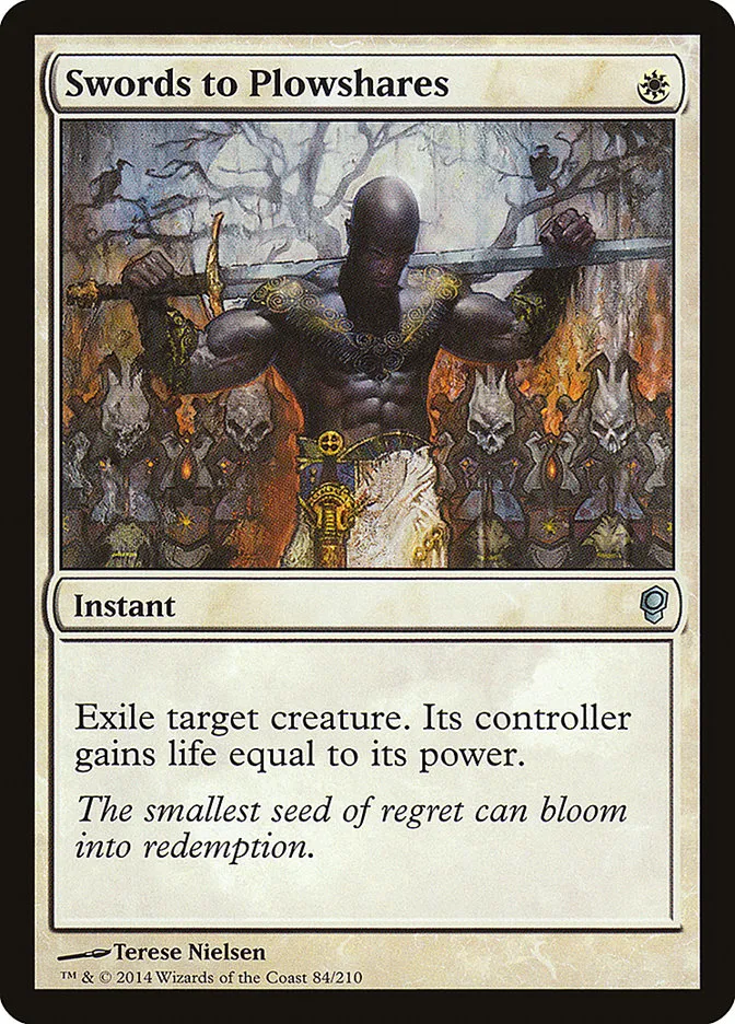 2014 Conspiracy Swords to Plowshares uncommon #84 unlisted card image