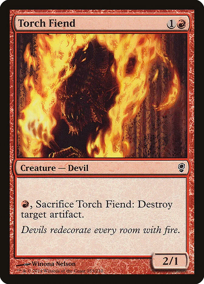 2014 Conspiracy Torch Fiend common #153 unlisted card image