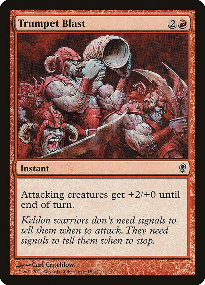 2014 Conspiracy Trumpet Blast common #154 unlisted card image