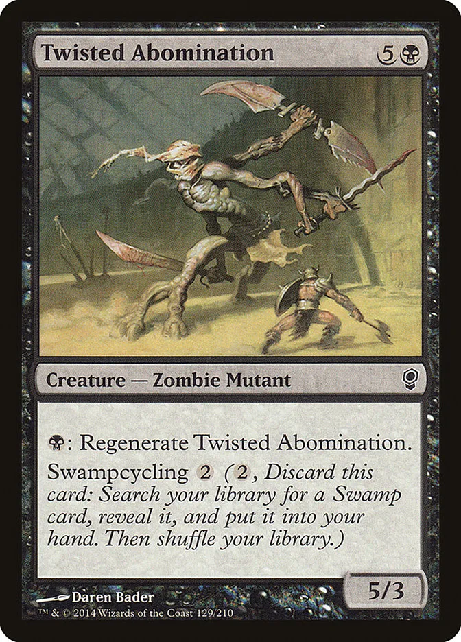 2014 Conspiracy Twisted Abomination common #129 unlisted card image