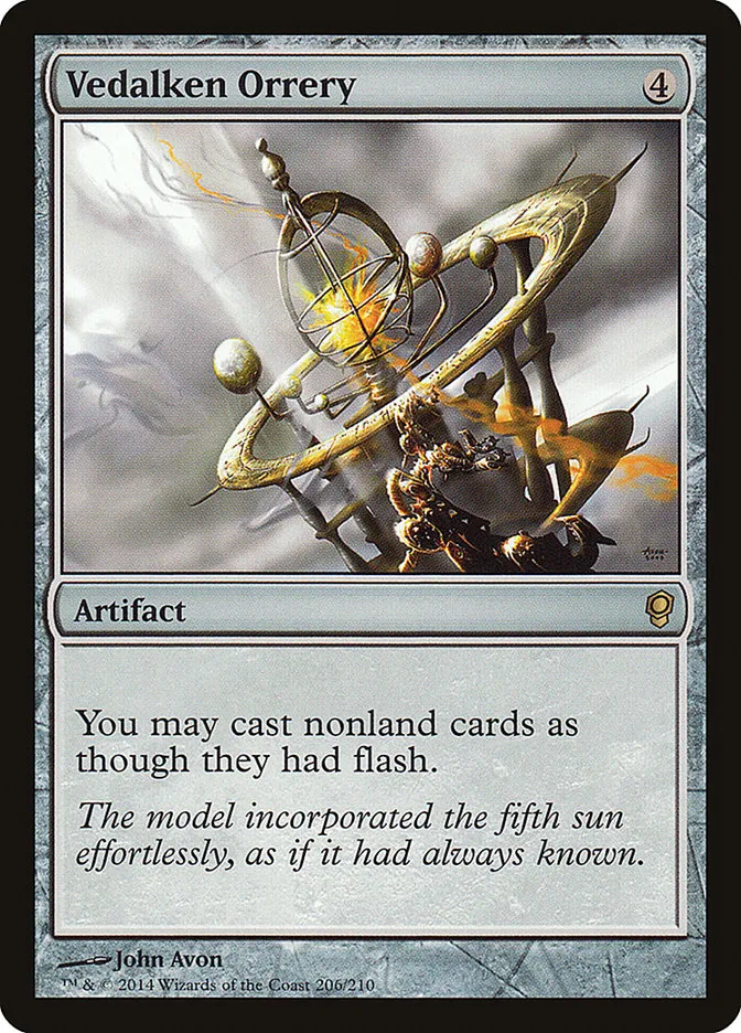 2014 Conspiracy Vedalken Orrery rare #206 unlisted card image