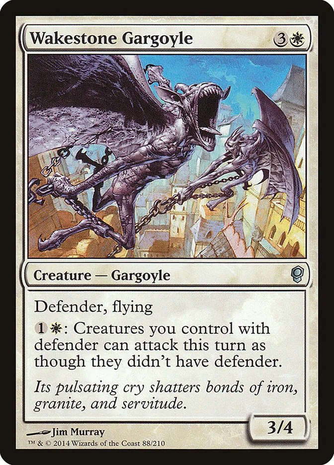 2014 Conspiracy Wakestone Gargoyle uncommon #88 unlisted card image