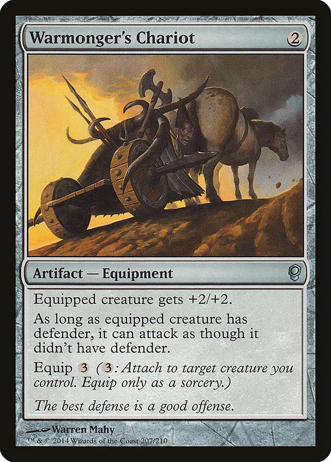 2014 Conspiracy Warmonger's Chariot uncommon #207 unlisted card image