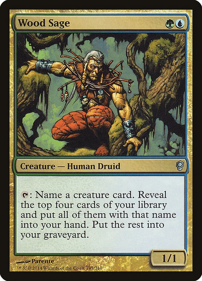 2014 Conspiracy Wood Sage uncommon #195 unlisted card image